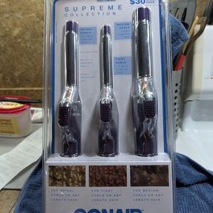 Supreme Collection 3-Piece Curling Iron Set - Purple